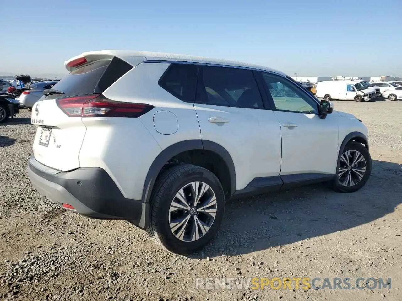 3 Photograph of a damaged car 5N1AT3BA6MC801390 NISSAN ROGUE 2021