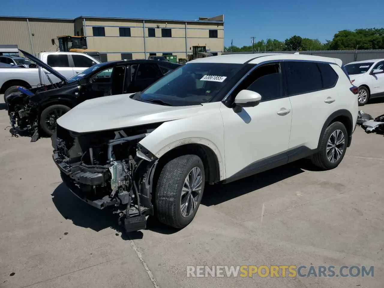 1 Photograph of a damaged car 5N1AT3BA6MC808033 NISSAN ROGUE 2021