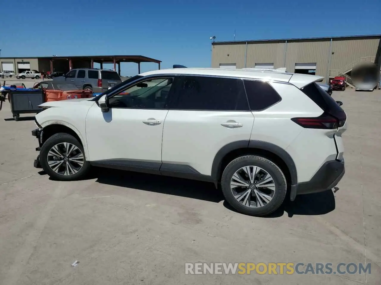 2 Photograph of a damaged car 5N1AT3BA6MC808033 NISSAN ROGUE 2021