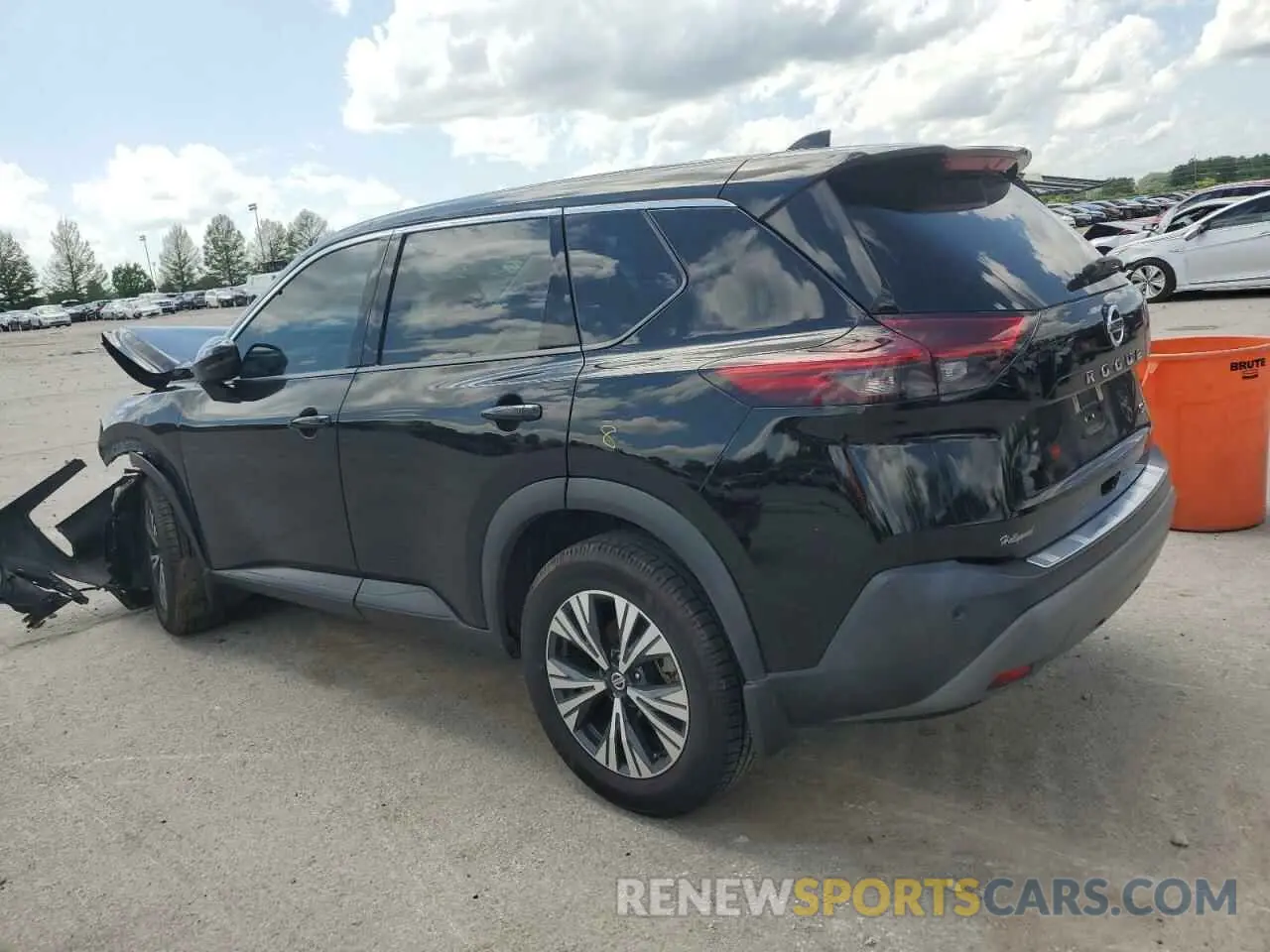 2 Photograph of a damaged car 5N1AT3BA6MC812521 NISSAN ROGUE 2021