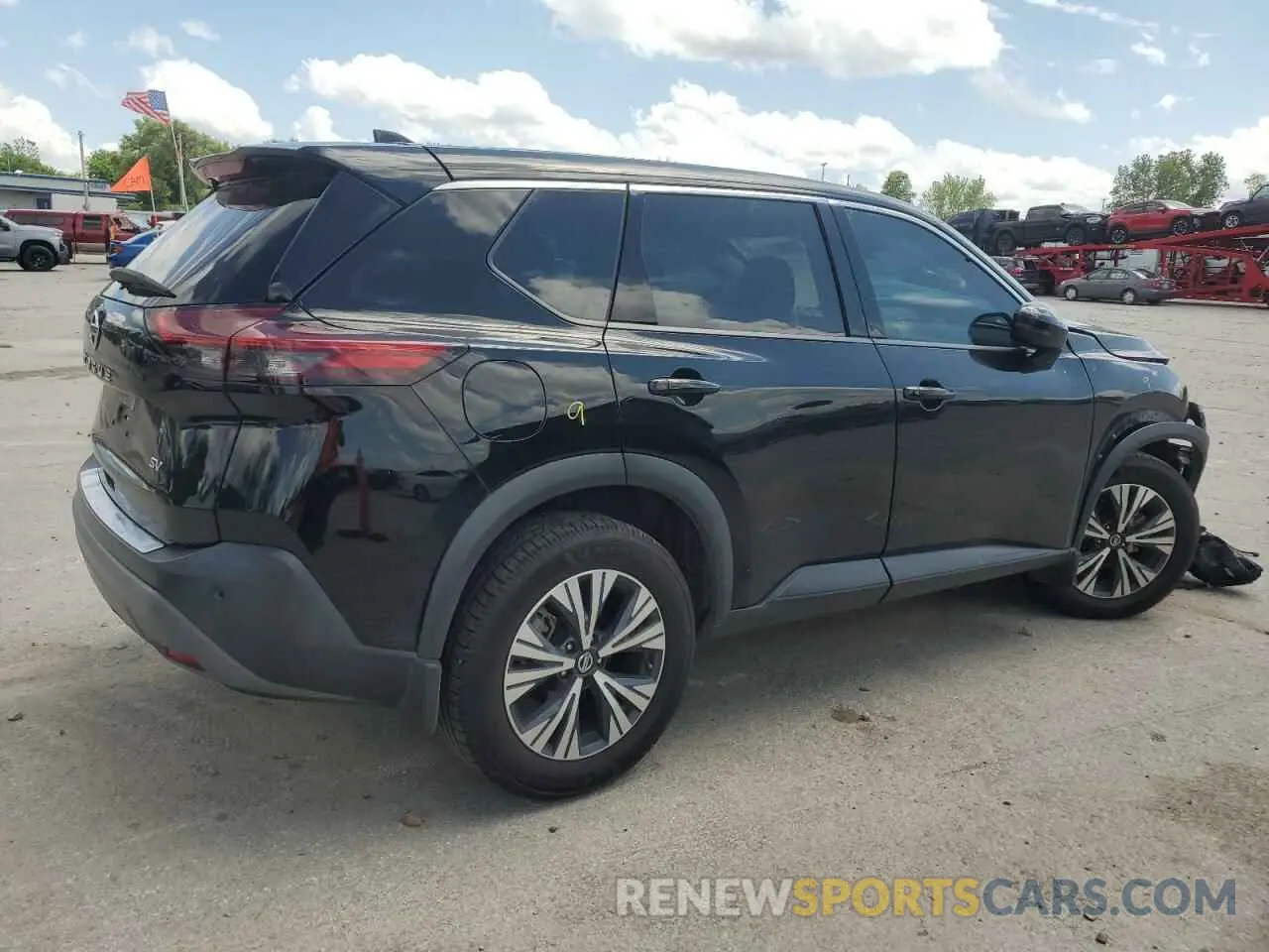 3 Photograph of a damaged car 5N1AT3BA6MC812521 NISSAN ROGUE 2021