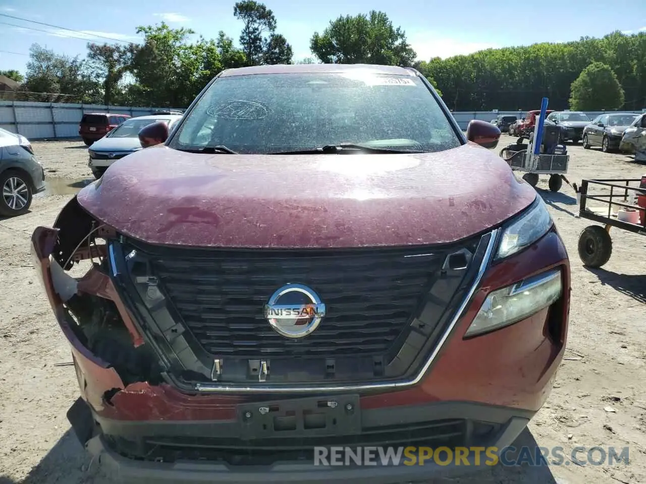 5 Photograph of a damaged car 5N1AT3BA6MC828525 NISSAN ROGUE 2021