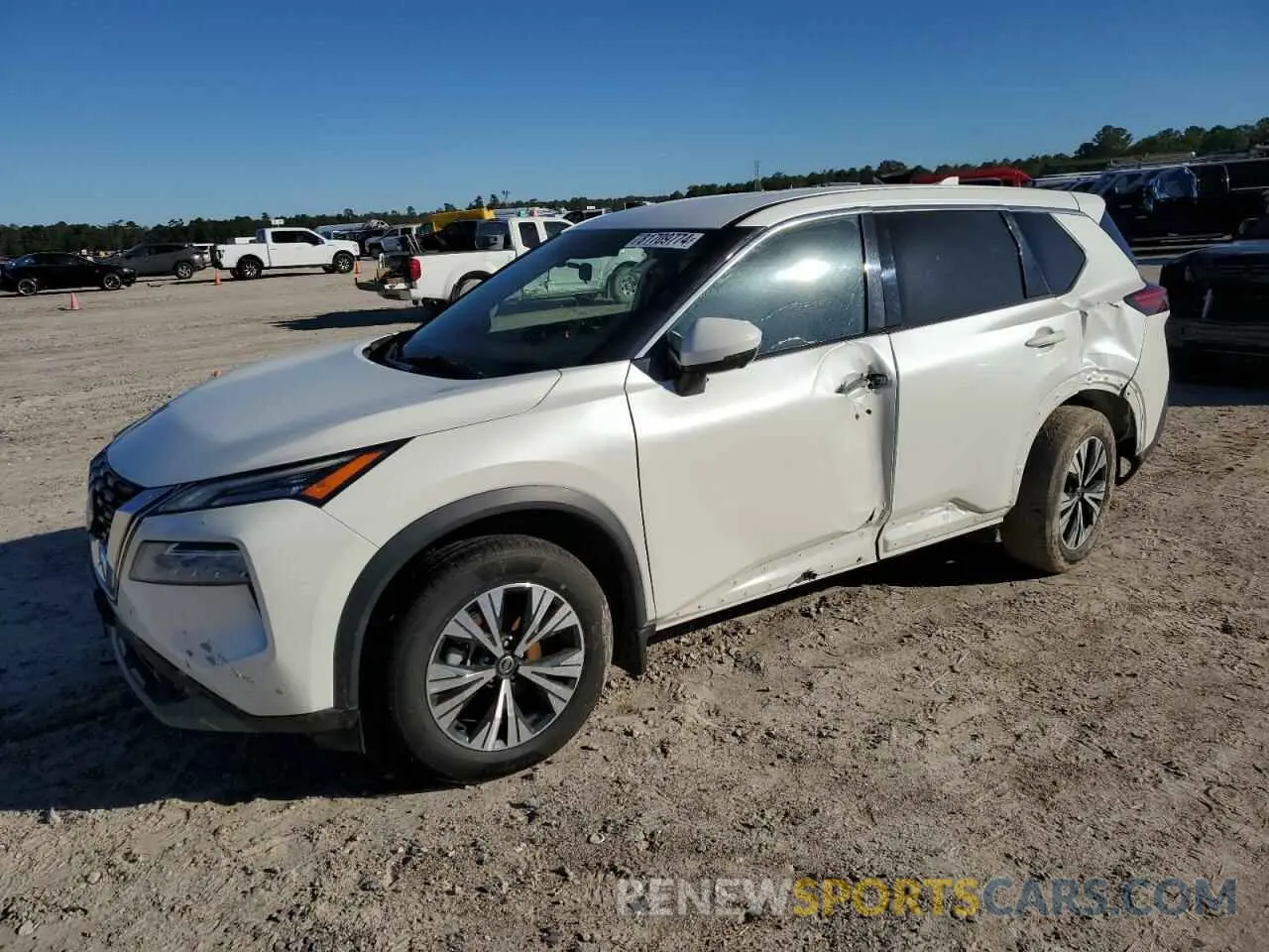 1 Photograph of a damaged car 5N1AT3BA6MC835930 NISSAN ROGUE 2021