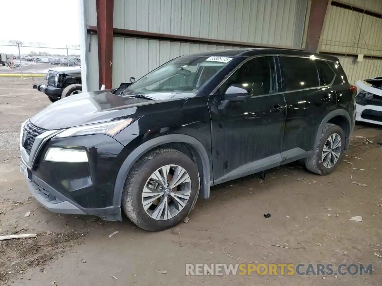 1 Photograph of a damaged car 5N1AT3BA6MC848547 NISSAN ROGUE 2021