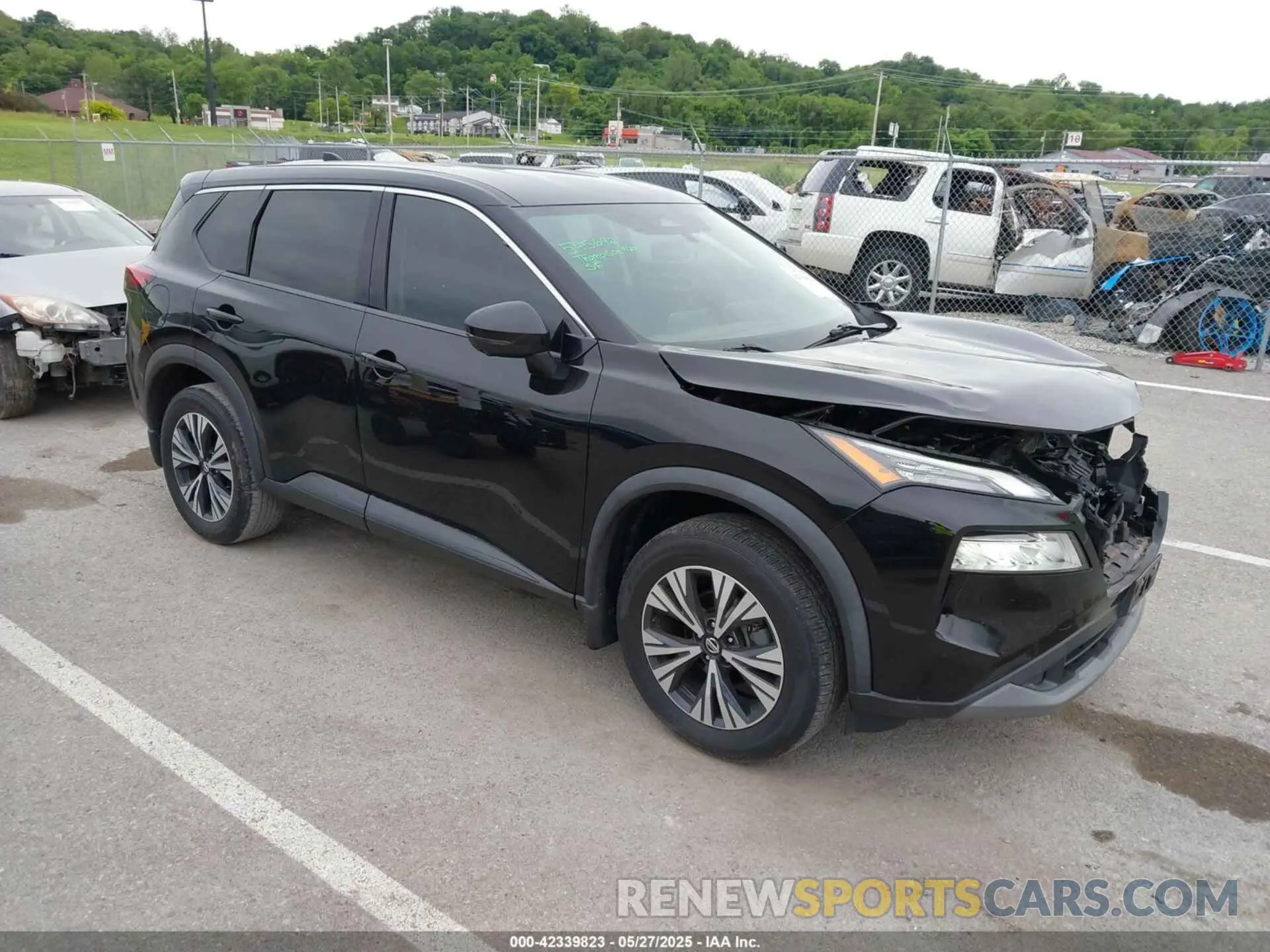 1 Photograph of a damaged car 5N1AT3BA7MC679283 NISSAN ROGUE 2021
