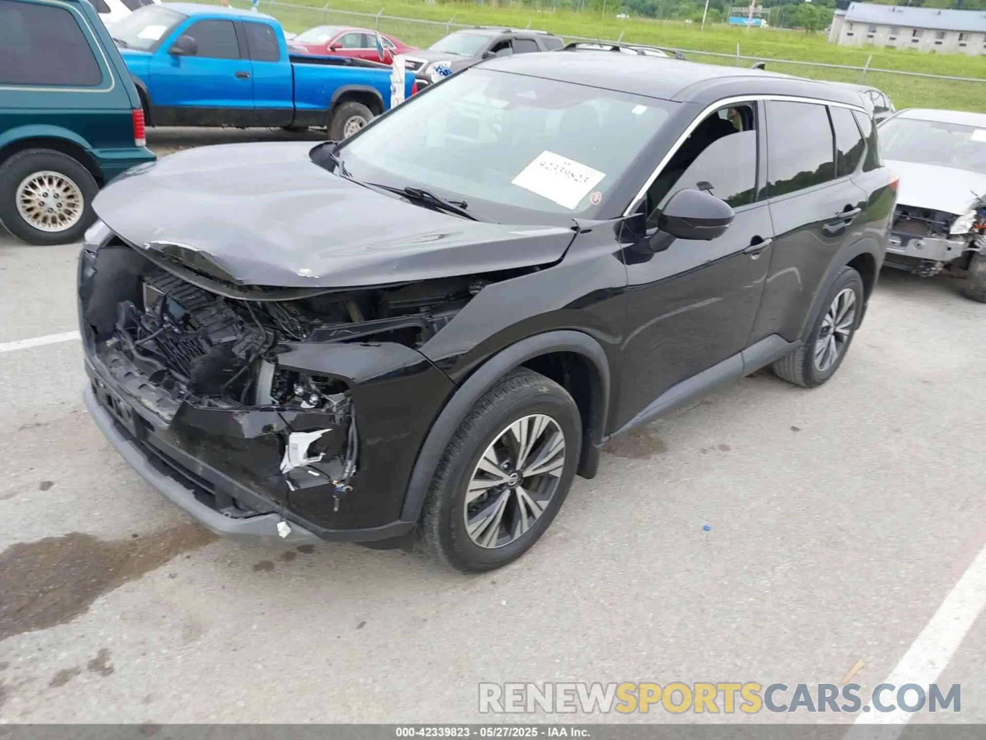 2 Photograph of a damaged car 5N1AT3BA7MC679283 NISSAN ROGUE 2021