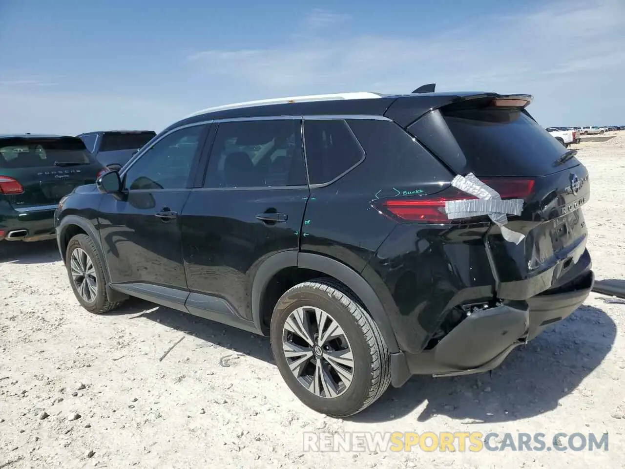 2 Photograph of a damaged car 5N1AT3BA7MC686668 NISSAN ROGUE 2021