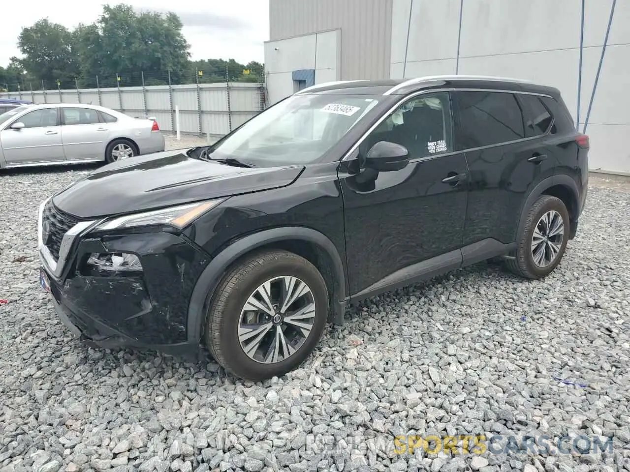 1 Photograph of a damaged car 5N1AT3BA7MC703324 NISSAN ROGUE 2021