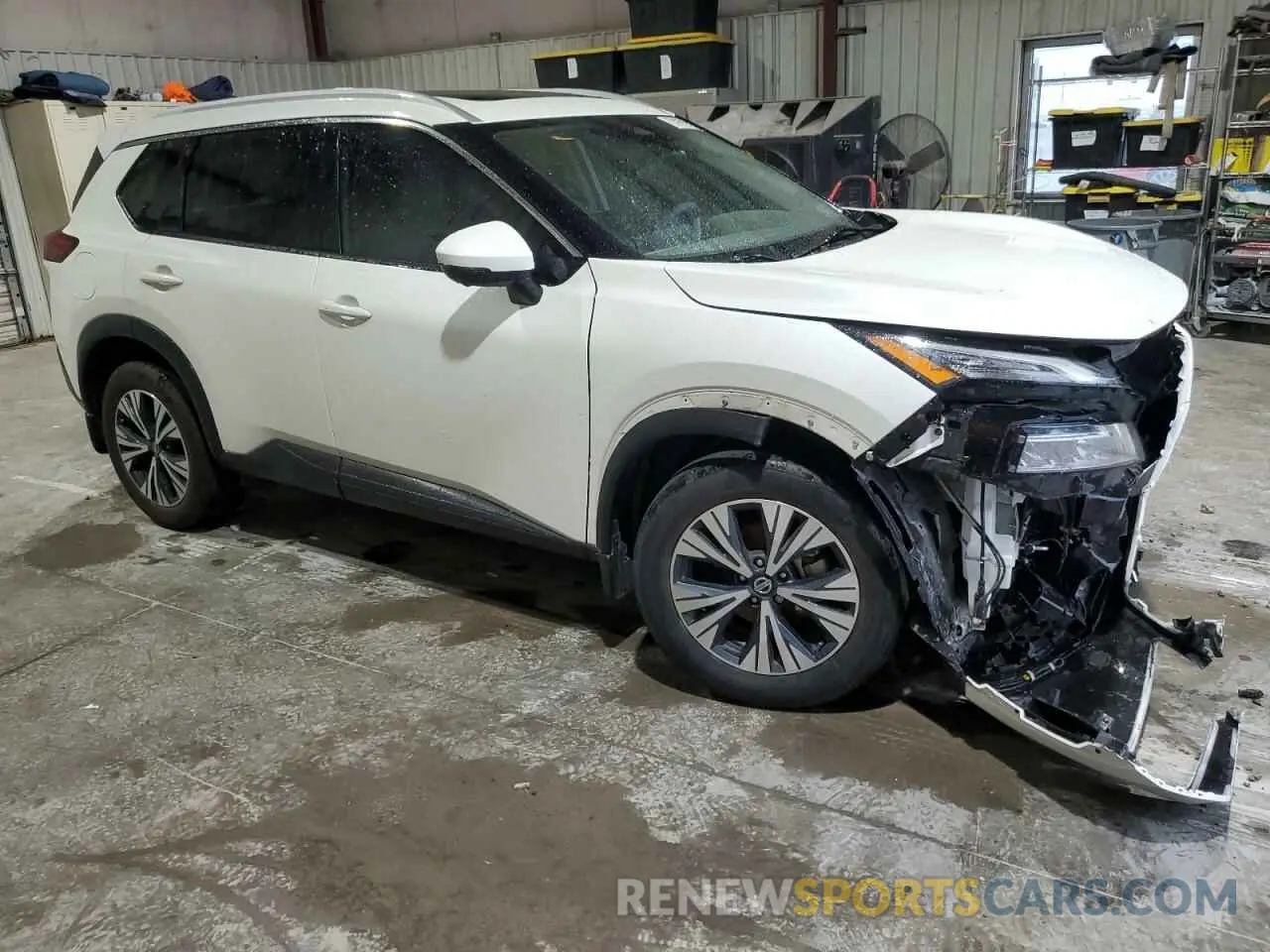 4 Photograph of a damaged car 5N1AT3BA7MC708670 NISSAN ROGUE 2021