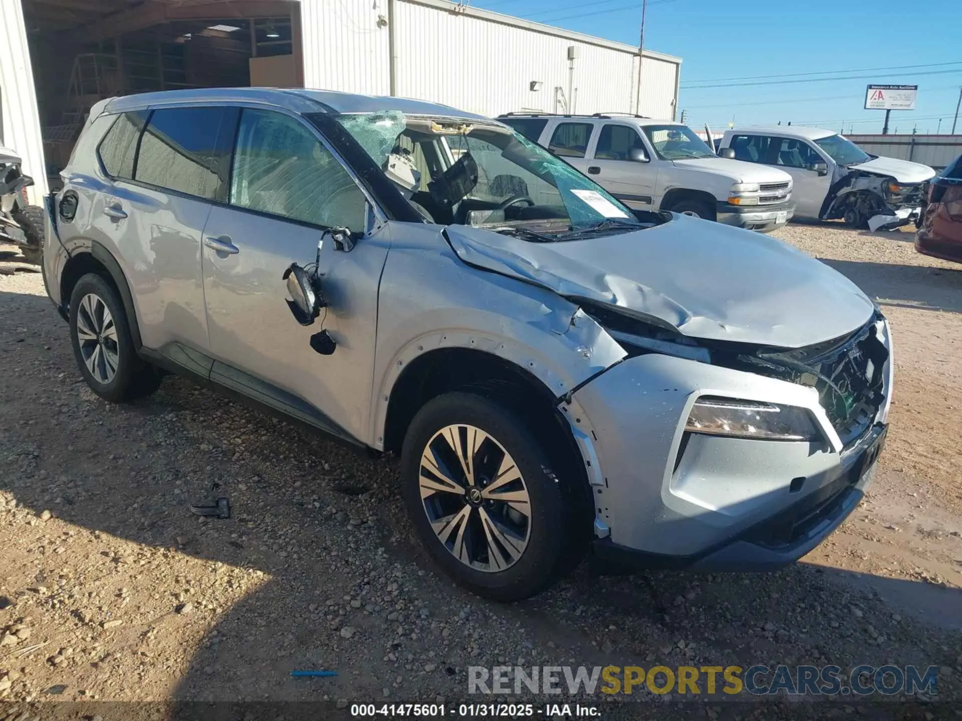 1 Photograph of a damaged car 5N1AT3BA7MC720155 NISSAN ROGUE 2021