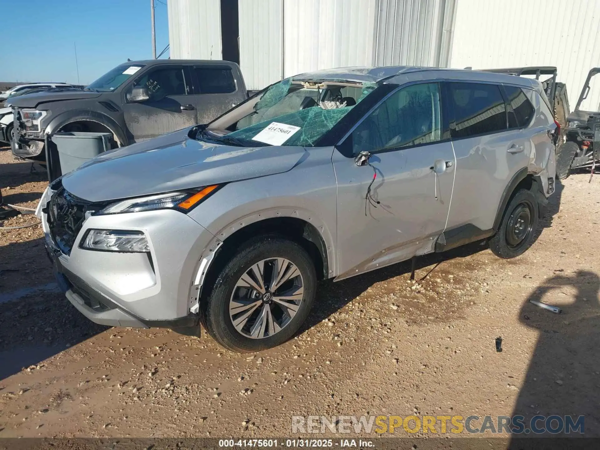2 Photograph of a damaged car 5N1AT3BA7MC720155 NISSAN ROGUE 2021