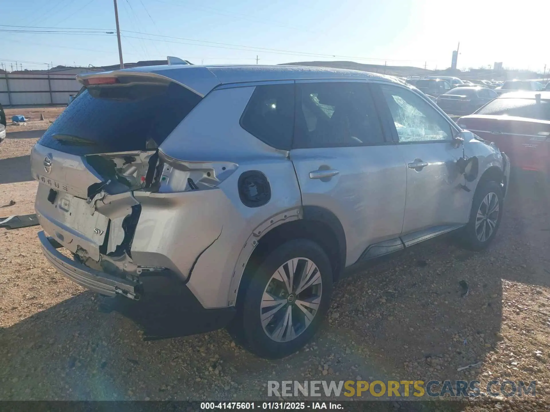 4 Photograph of a damaged car 5N1AT3BA7MC720155 NISSAN ROGUE 2021