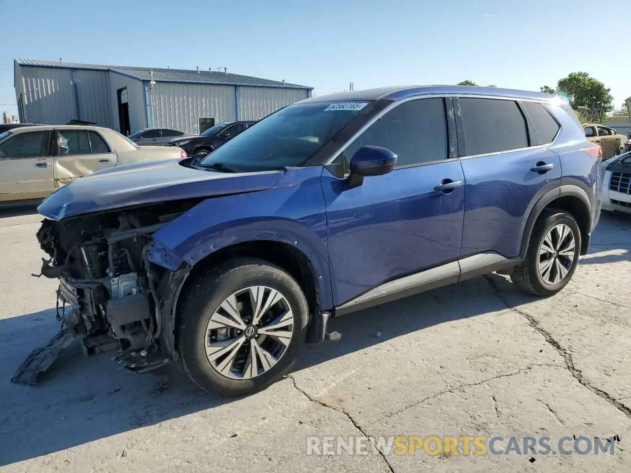 1 Photograph of a damaged car 5N1AT3BA7MC757089 NISSAN ROGUE 2021
