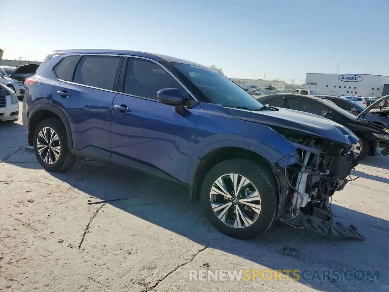 4 Photograph of a damaged car 5N1AT3BA7MC757089 NISSAN ROGUE 2021