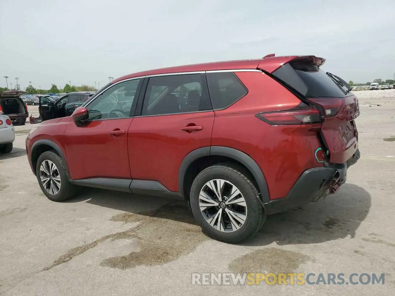 2 Photograph of a damaged car 5N1AT3BA7MC777651 NISSAN ROGUE 2021