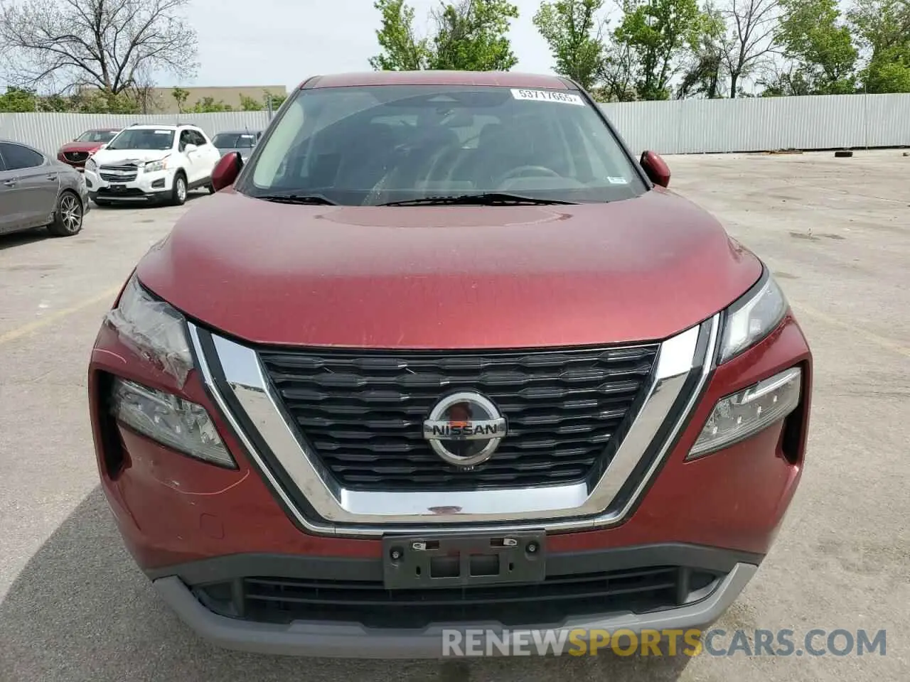 5 Photograph of a damaged car 5N1AT3BA7MC777651 NISSAN ROGUE 2021