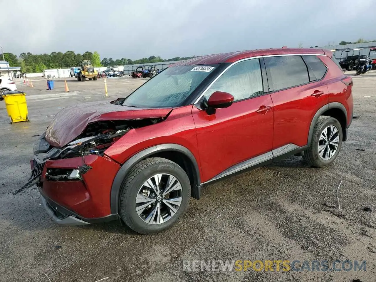 1 Photograph of a damaged car 5N1AT3BA7MC827190 NISSAN ROGUE 2021
