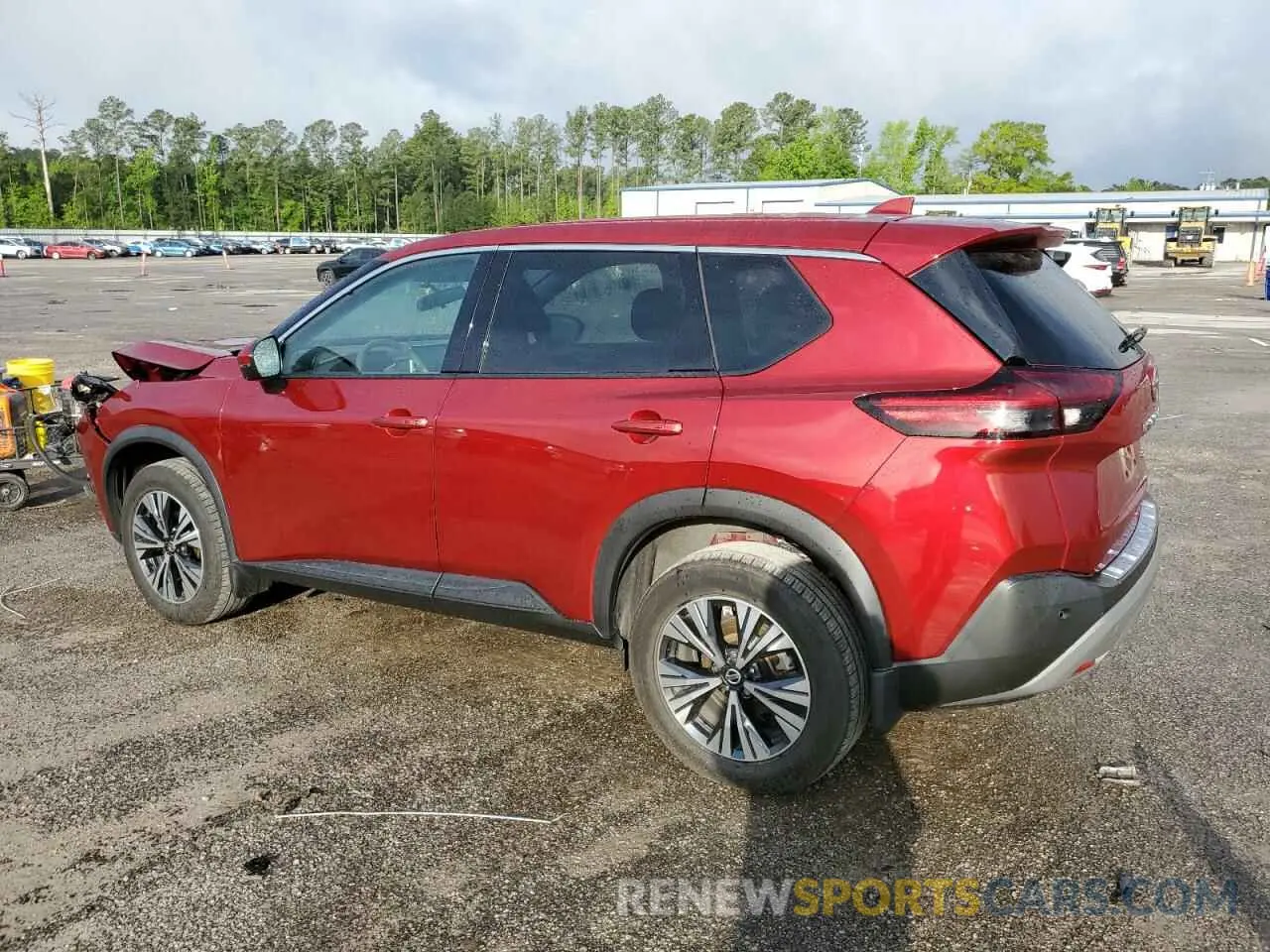 2 Photograph of a damaged car 5N1AT3BA7MC827190 NISSAN ROGUE 2021
