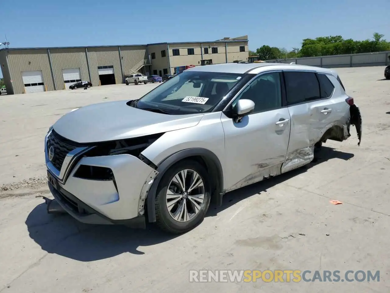 1 Photograph of a damaged car 5N1AT3BA7MC835225 NISSAN ROGUE 2021