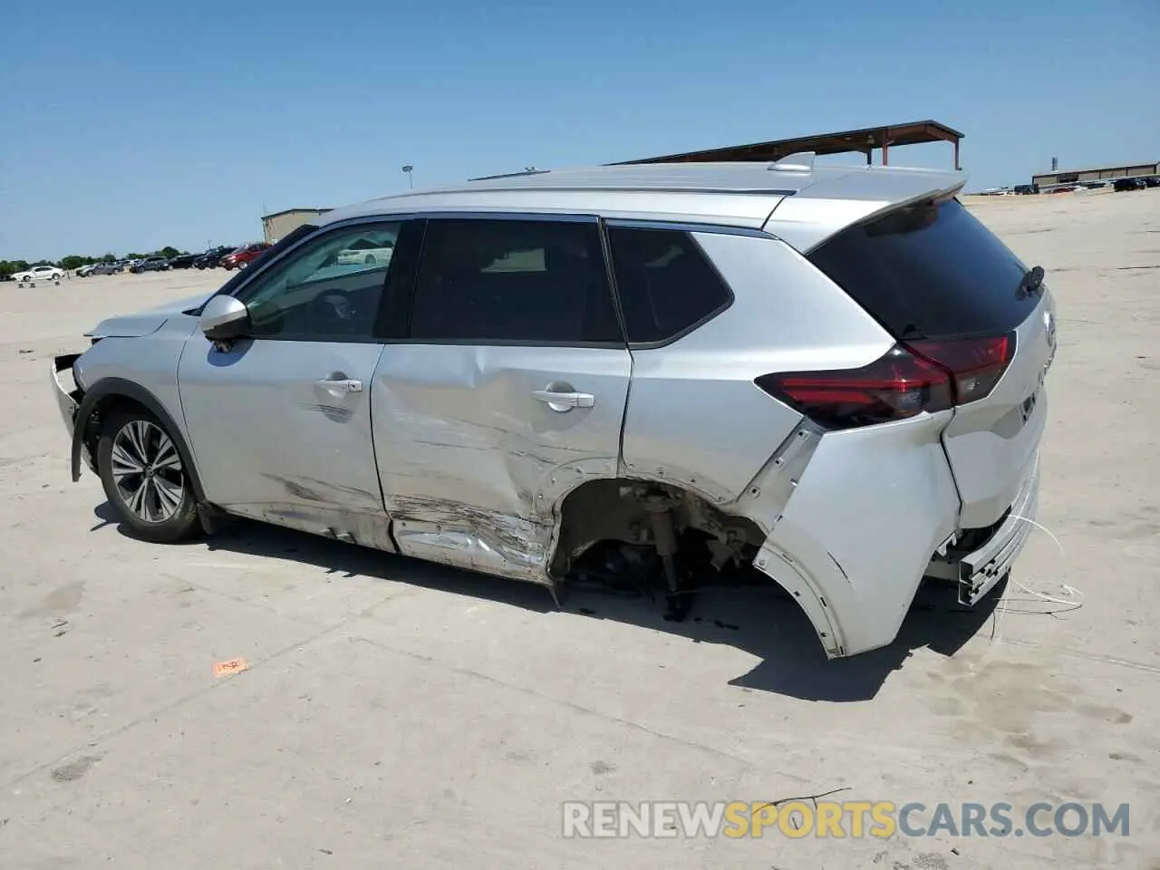 2 Photograph of a damaged car 5N1AT3BA7MC835225 NISSAN ROGUE 2021