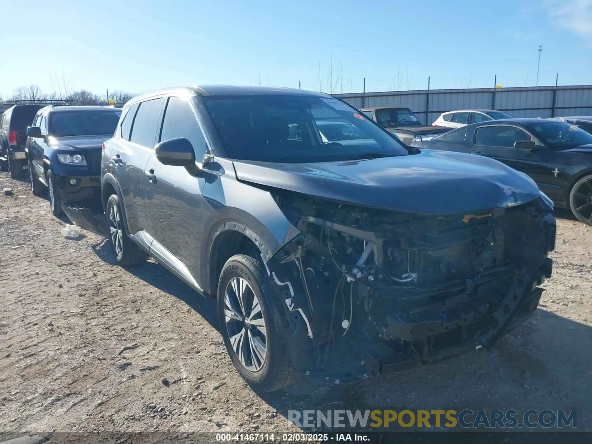 1 Photograph of a damaged car 5N1AT3BA8MC670432 NISSAN ROGUE 2021