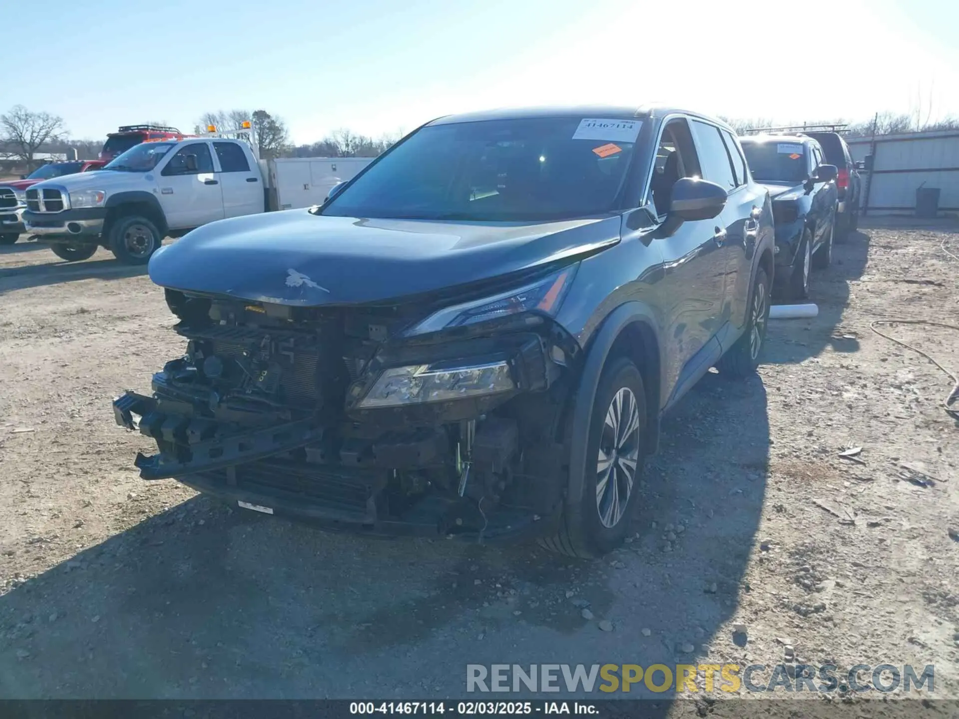2 Photograph of a damaged car 5N1AT3BA8MC670432 NISSAN ROGUE 2021