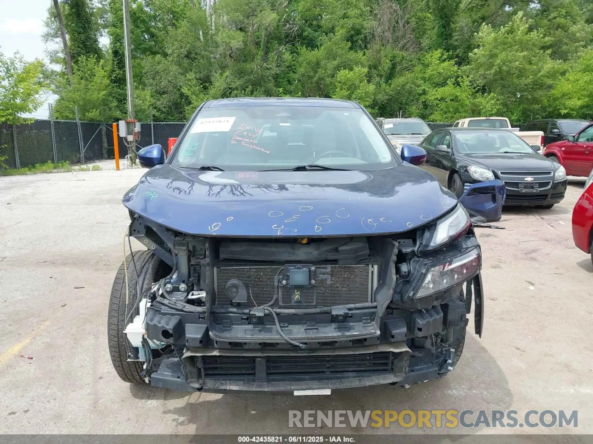 12 Photograph of a damaged car 5N1AT3BA8MC680491 NISSAN ROGUE 2021