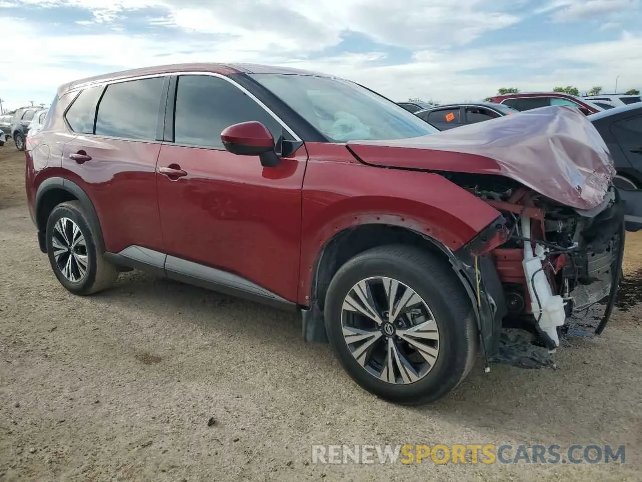 4 Photograph of a damaged car 5N1AT3BA8MC682161 NISSAN ROGUE 2021