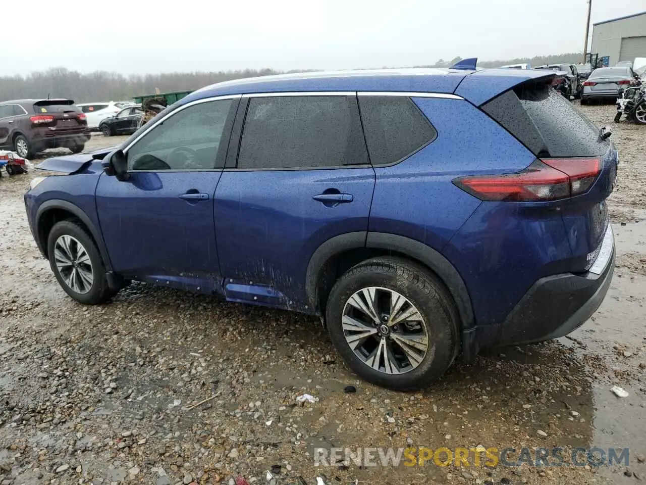 2 Photograph of a damaged car 5N1AT3BA8MC696187 NISSAN ROGUE 2021