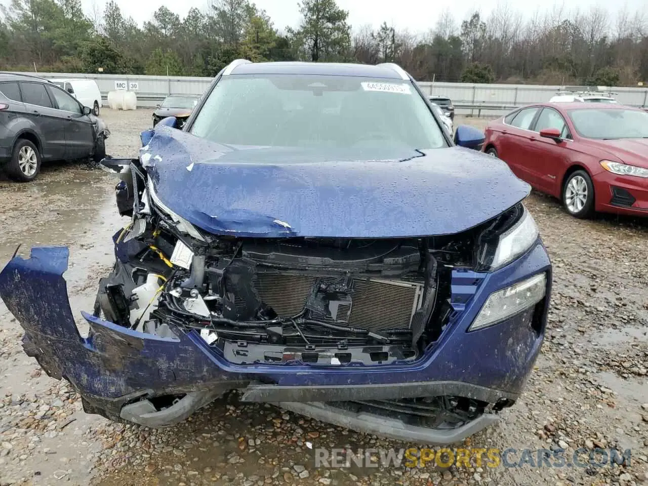 5 Photograph of a damaged car 5N1AT3BA8MC696187 NISSAN ROGUE 2021