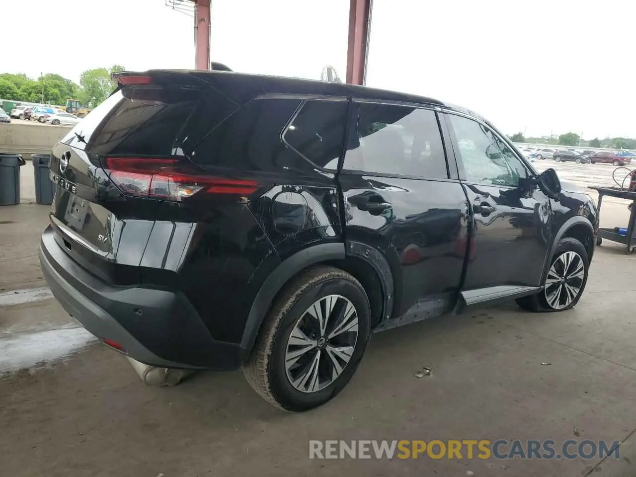 3 Photograph of a damaged car 5N1AT3BA8MC703705 NISSAN ROGUE 2021