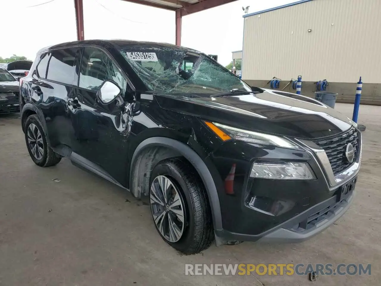 4 Photograph of a damaged car 5N1AT3BA8MC703705 NISSAN ROGUE 2021