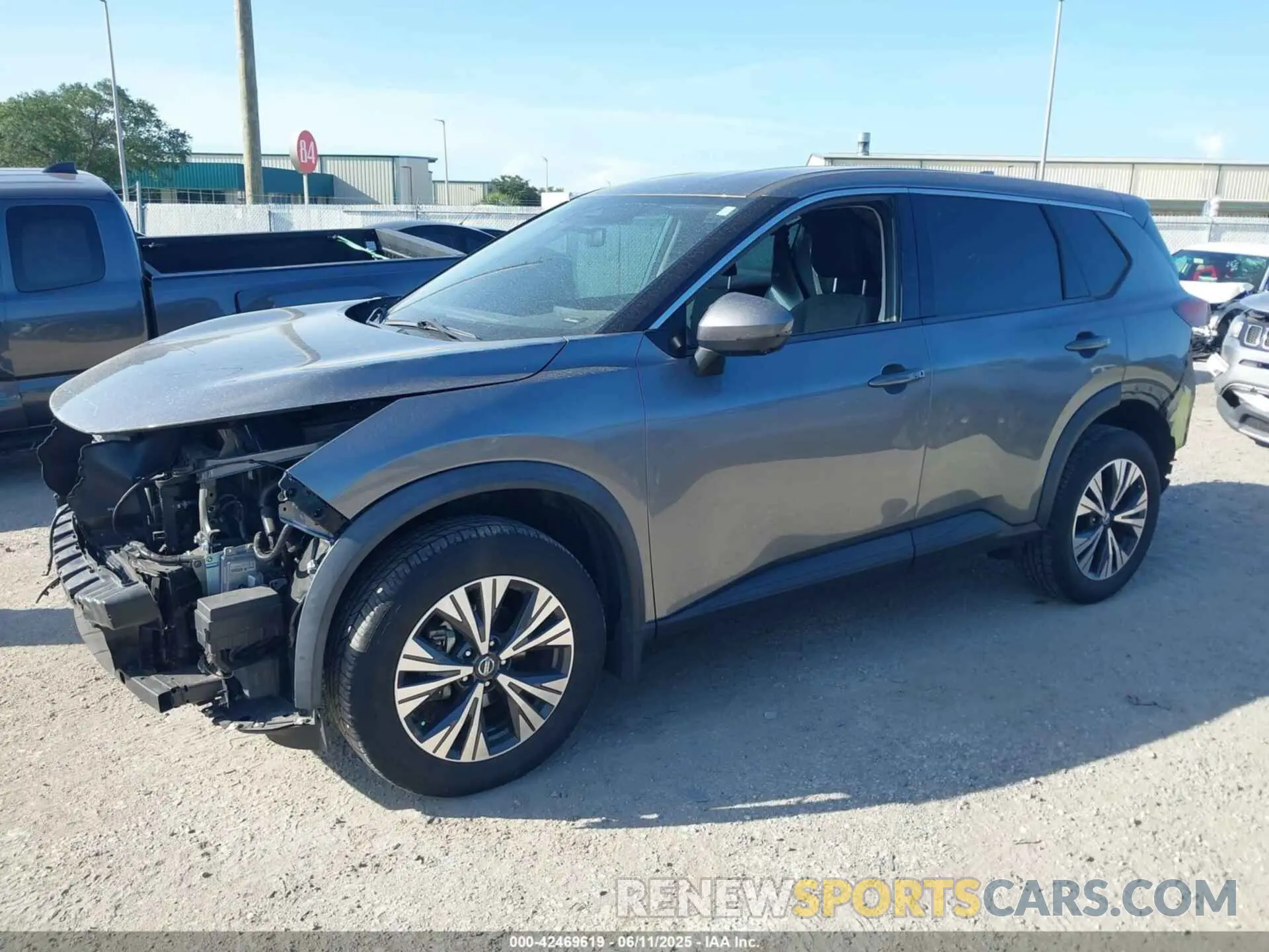 2 Photograph of a damaged car 5N1AT3BA8MC706460 NISSAN ROGUE 2021