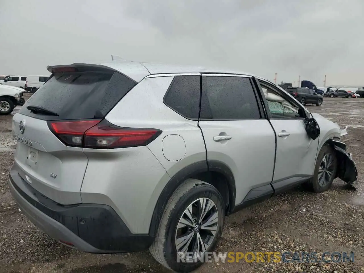 3 Photograph of a damaged car 5N1AT3BA8MC725297 NISSAN ROGUE 2021