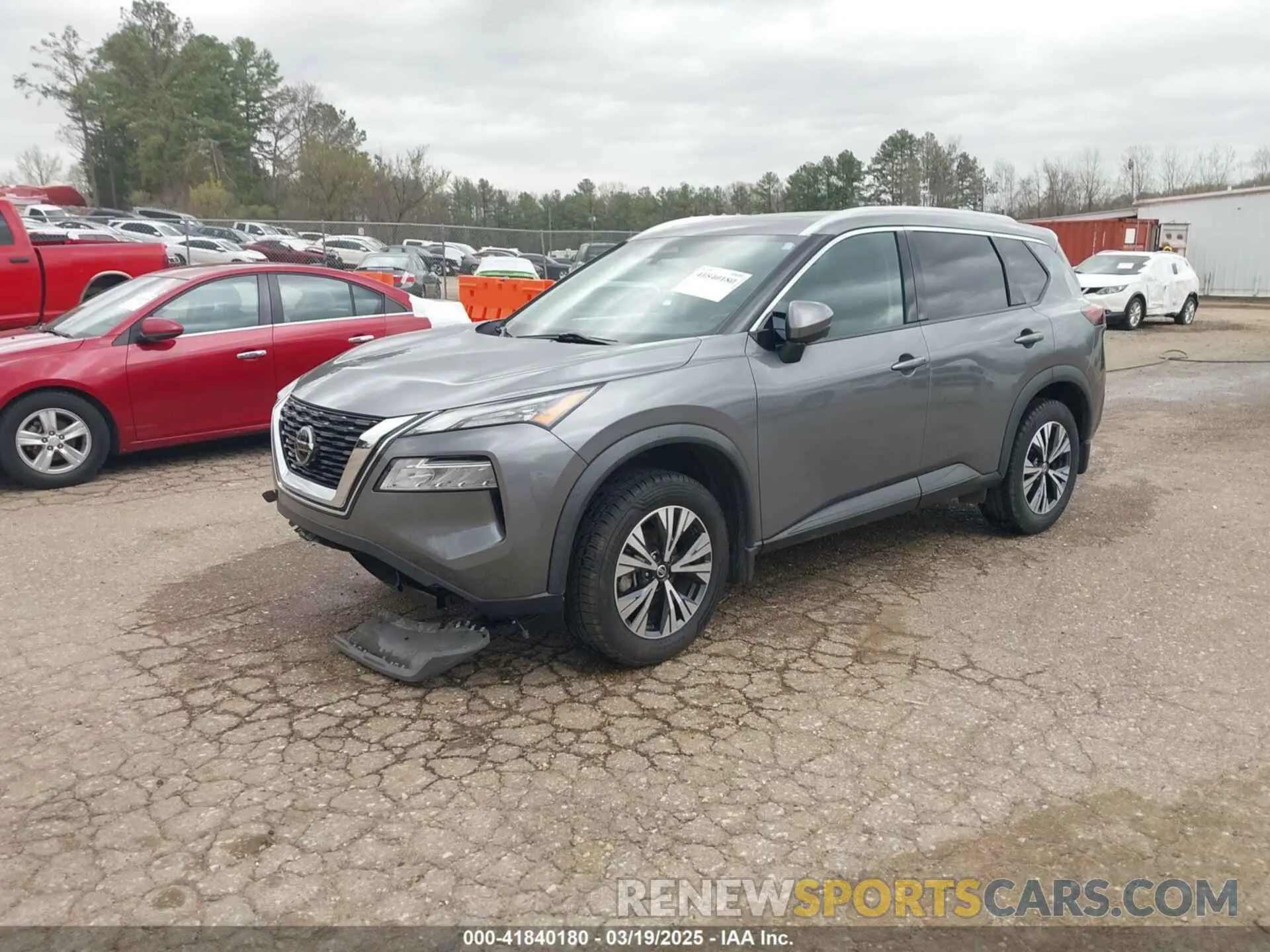 2 Photograph of a damaged car 5N1AT3BA8MC750619 NISSAN ROGUE 2021