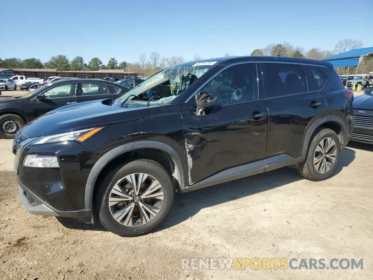 1 Photograph of a damaged car 5N1AT3BA8MC766562 NISSAN ROGUE 2021