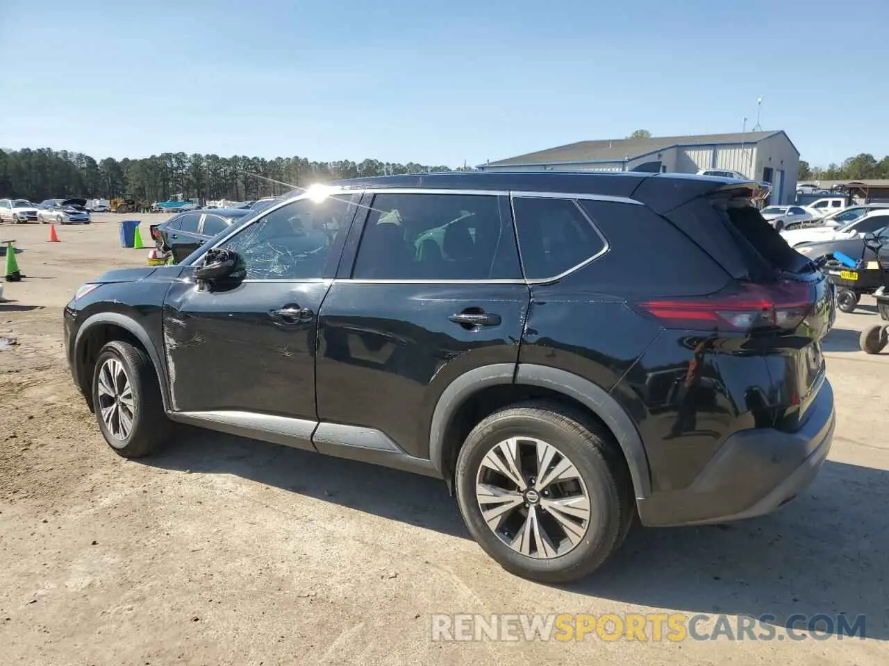2 Photograph of a damaged car 5N1AT3BA8MC766562 NISSAN ROGUE 2021