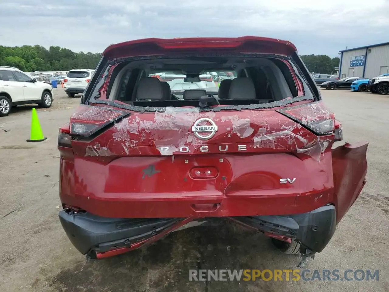 6 Photograph of a damaged car 5N1AT3BA8MC784740 NISSAN ROGUE 2021
