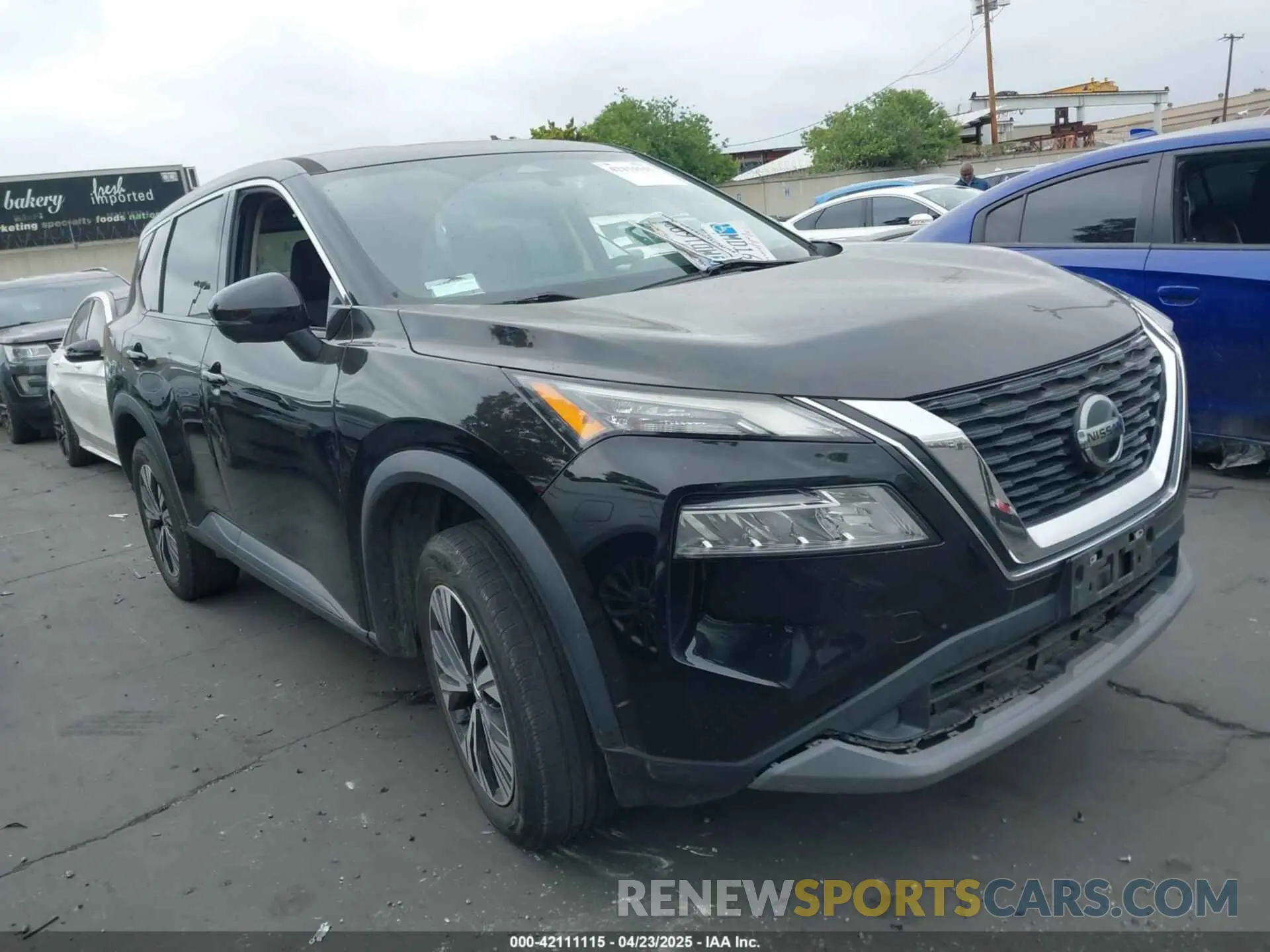 1 Photograph of a damaged car 5N1AT3BA8MC792708 NISSAN ROGUE 2021