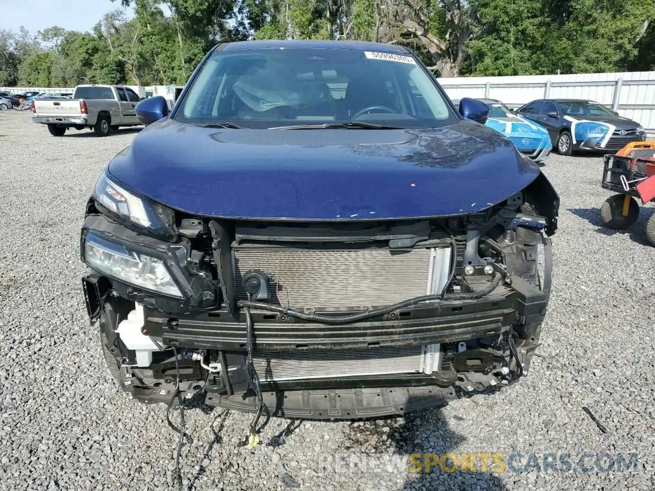 5 Photograph of a damaged car 5N1AT3BA8MC803822 NISSAN ROGUE 2021