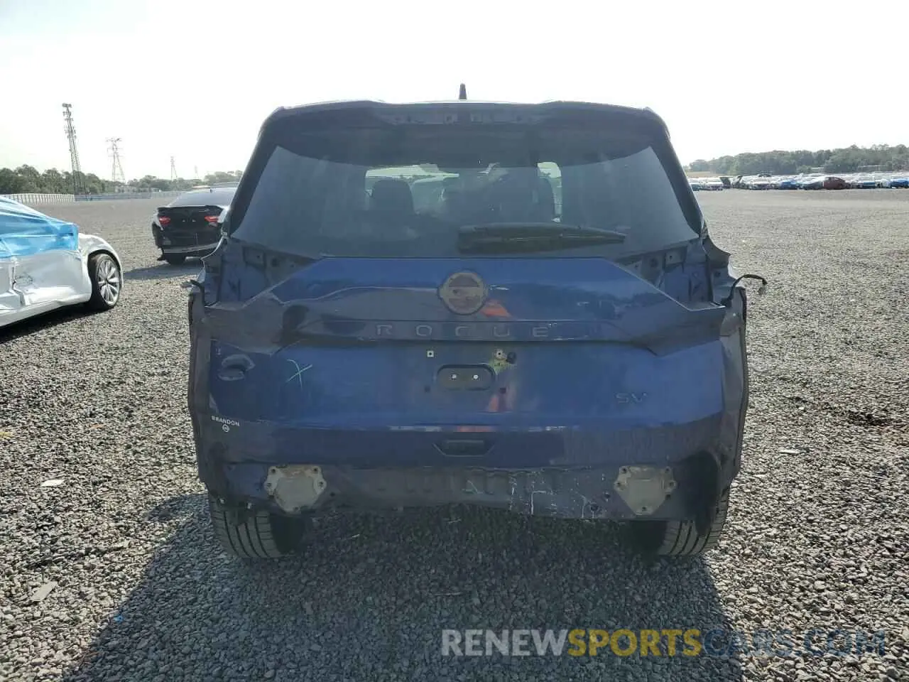 6 Photograph of a damaged car 5N1AT3BA8MC803822 NISSAN ROGUE 2021