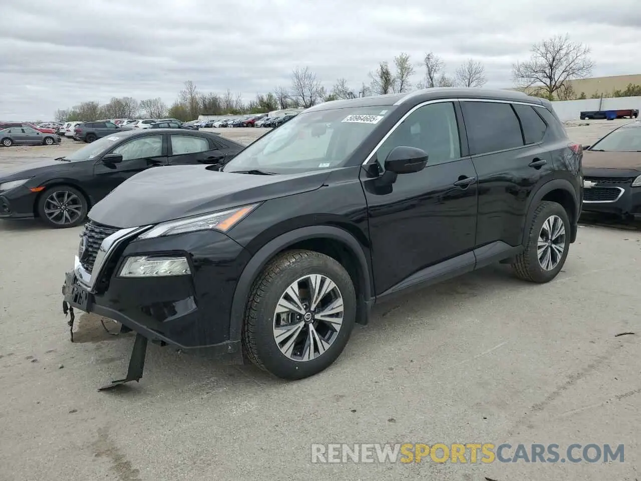 1 Photograph of a damaged car 5N1AT3BA8MC833547 NISSAN ROGUE 2021