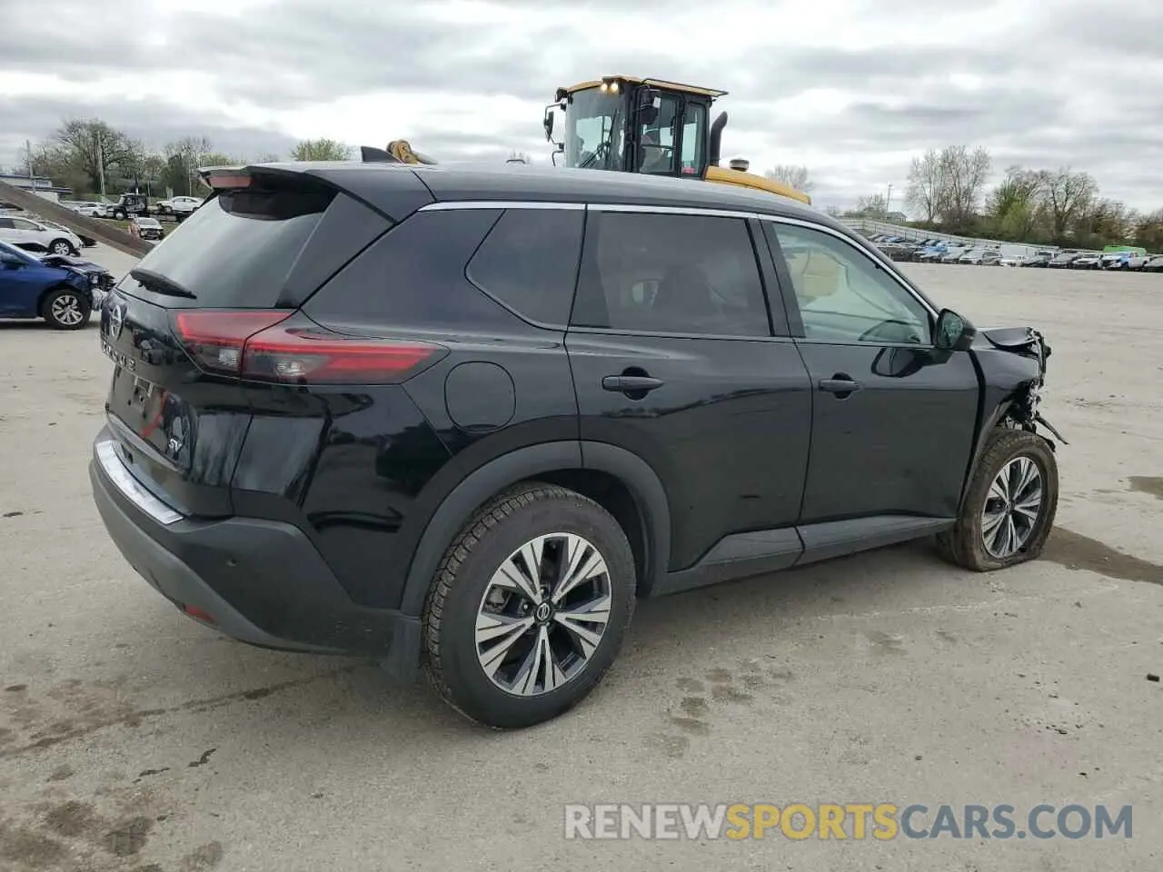 3 Photograph of a damaged car 5N1AT3BA8MC833547 NISSAN ROGUE 2021