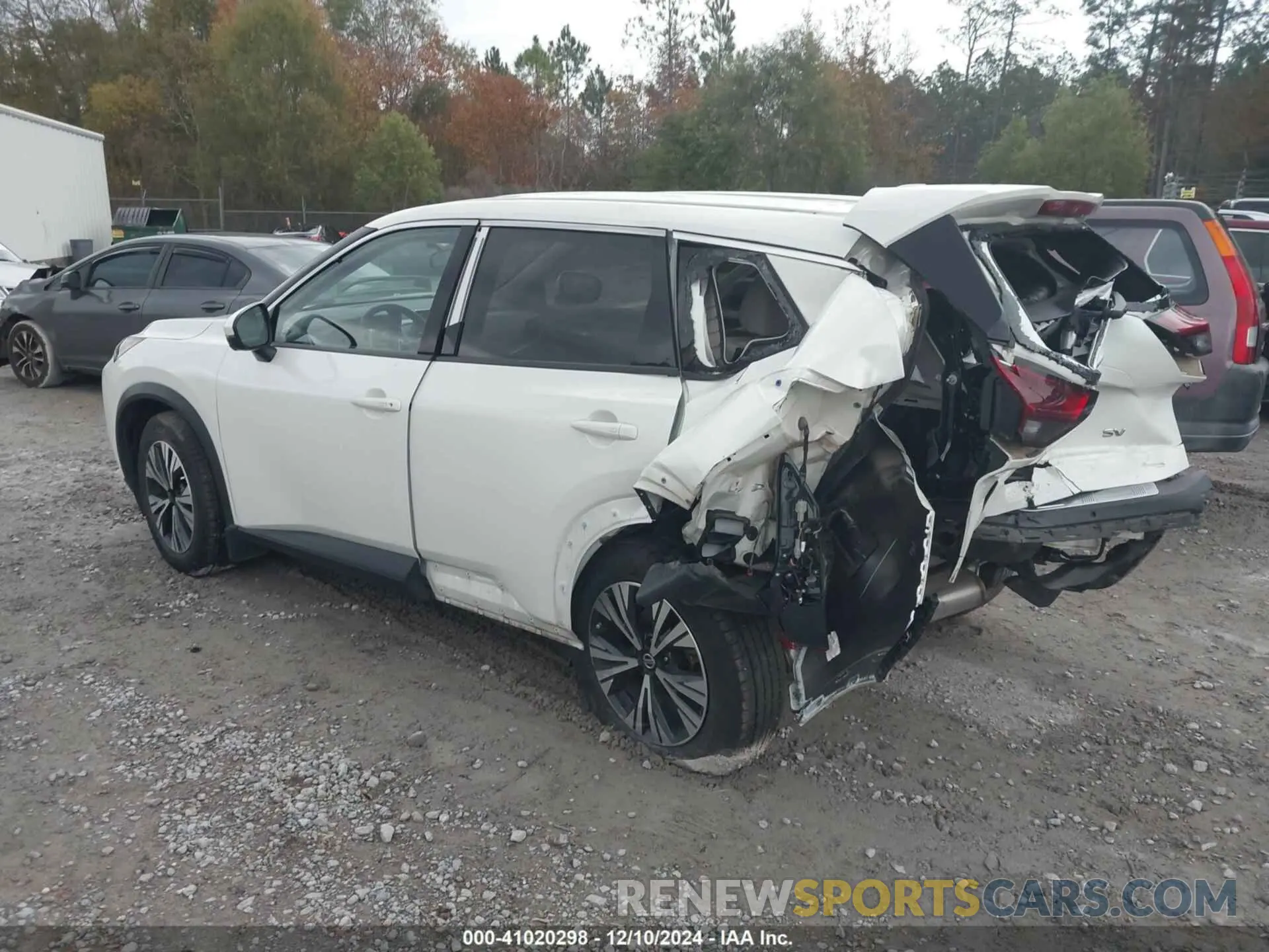 3 Photograph of a damaged car 5N1AT3BA8MC844449 NISSAN ROGUE 2021