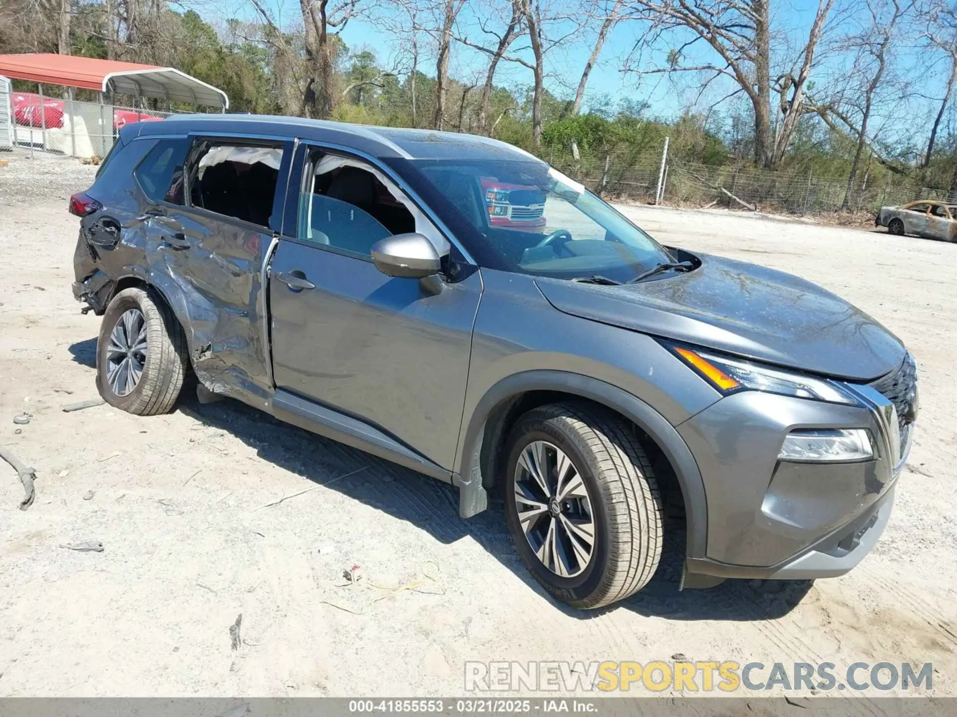 1 Photograph of a damaged car 5N1AT3BA9MC692231 NISSAN ROGUE 2021