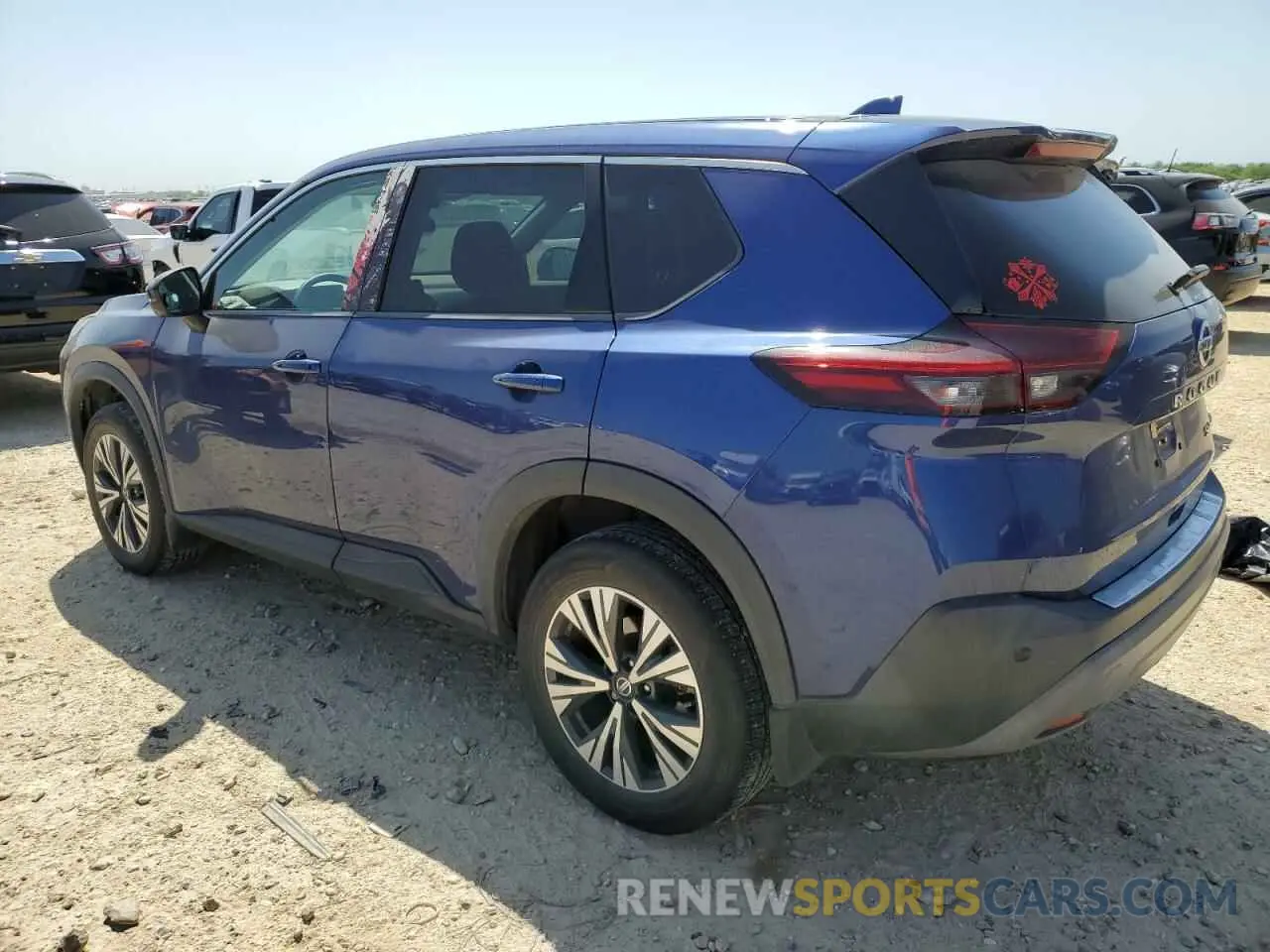 2 Photograph of a damaged car 5N1AT3BA9MC724949 NISSAN ROGUE 2021
