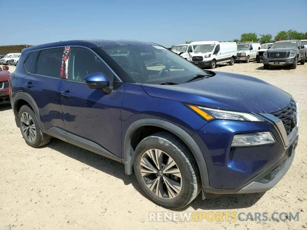 4 Photograph of a damaged car 5N1AT3BA9MC724949 NISSAN ROGUE 2021