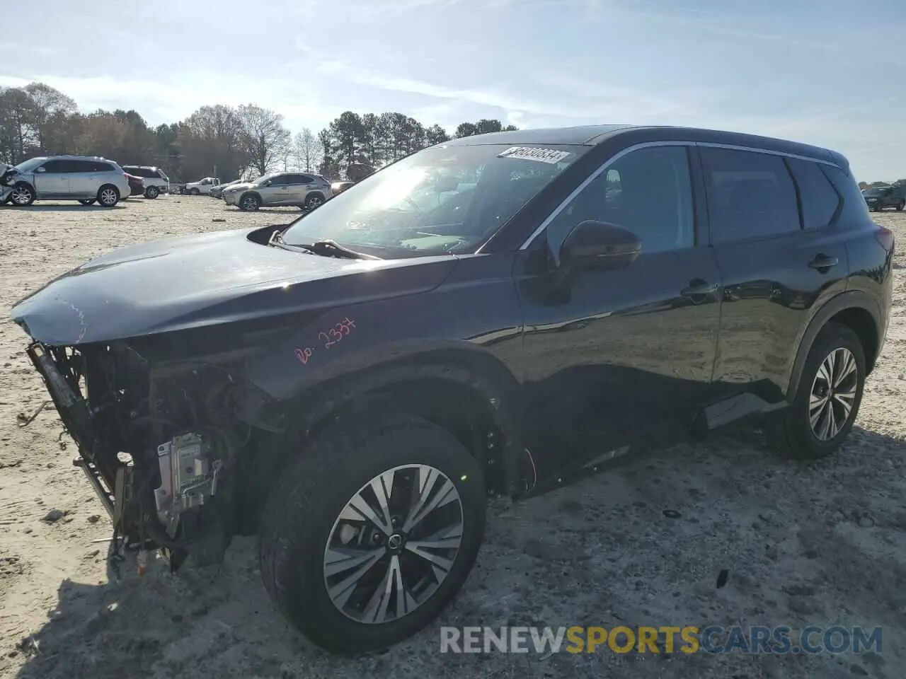 1 Photograph of a damaged car 5N1AT3BA9MC732680 NISSAN ROGUE 2021