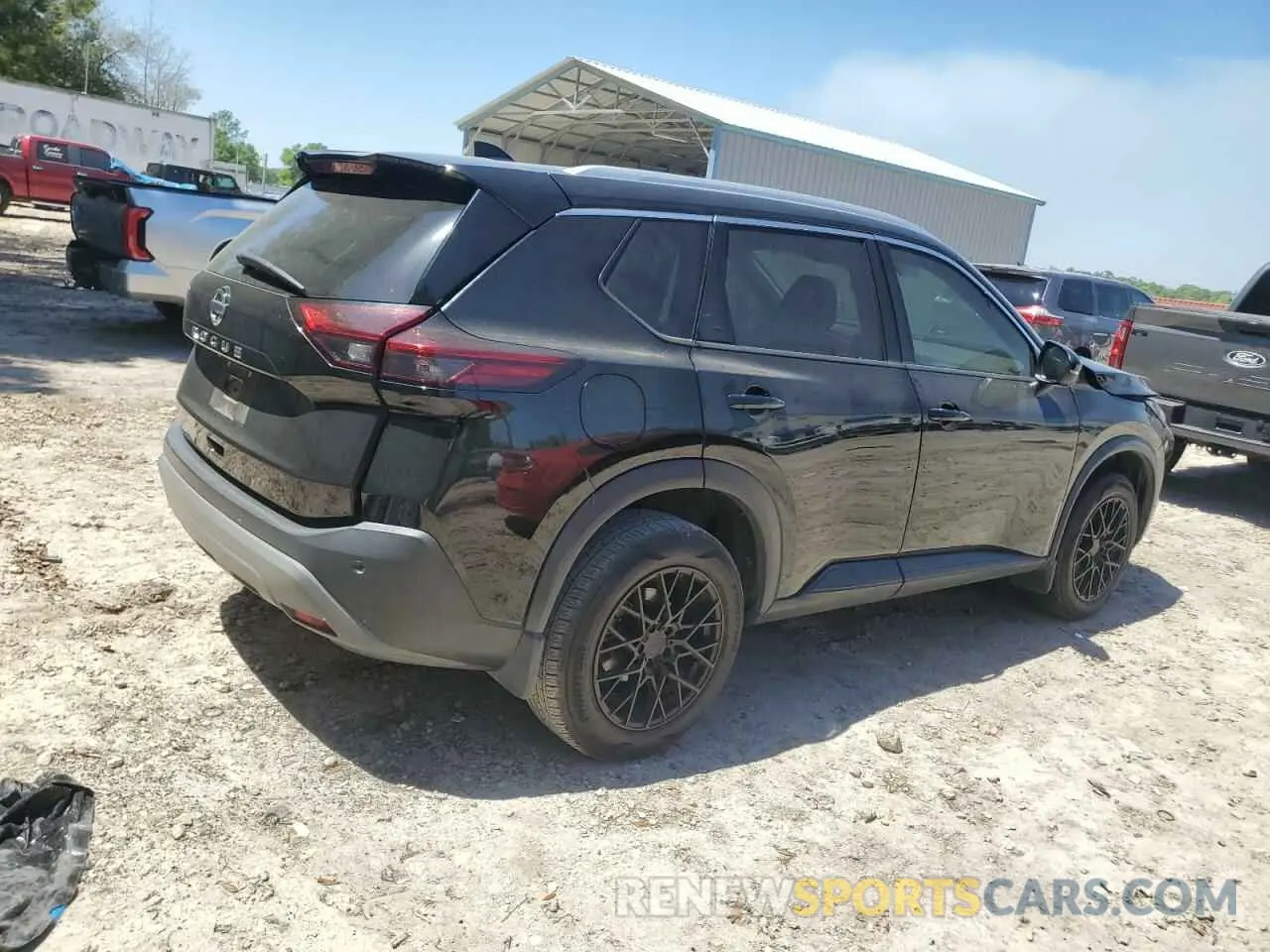3 Photograph of a damaged car 5N1AT3BA9MC734395 NISSAN ROGUE 2021