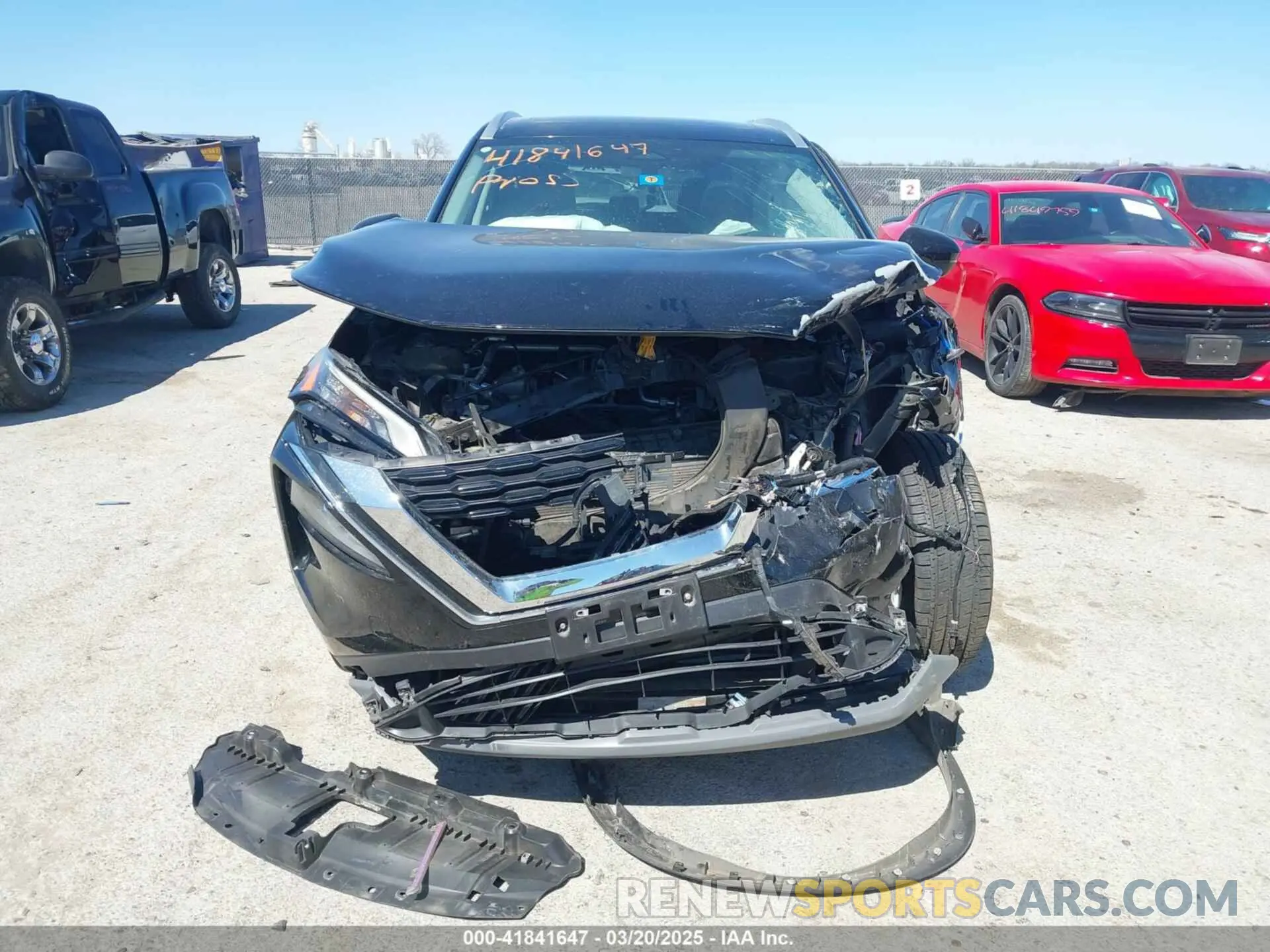 12 Photograph of a damaged car 5N1AT3BA9MC735403 NISSAN ROGUE 2021